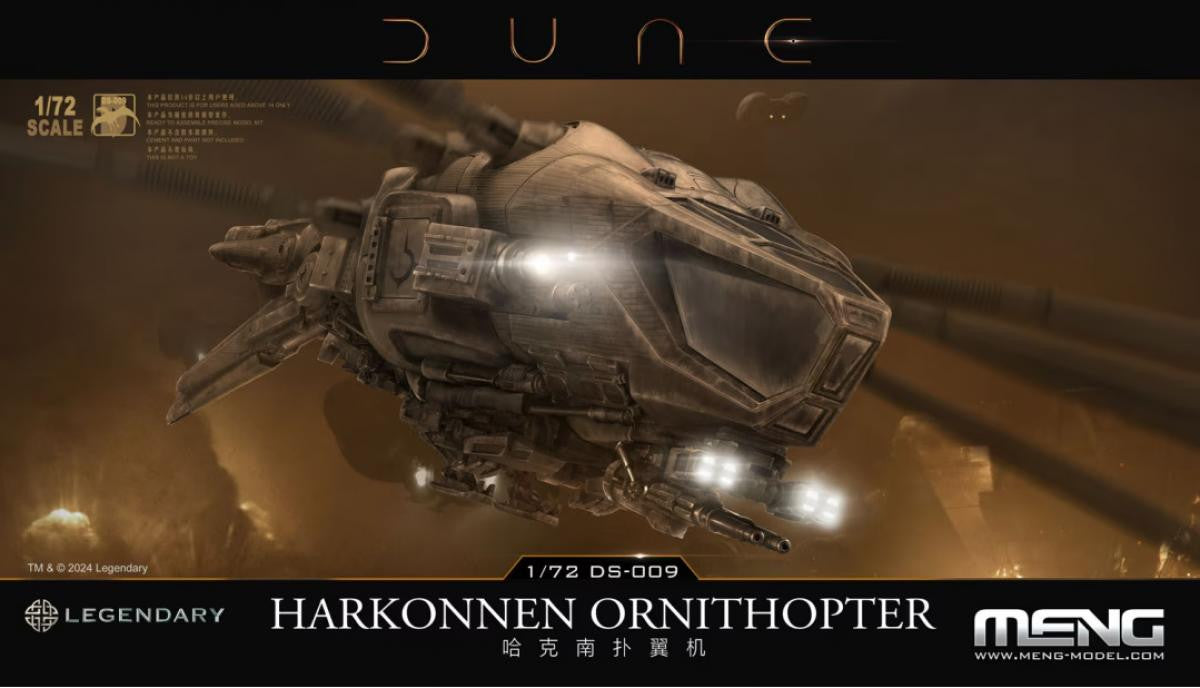 Meng 1/72 Dune Harkonnen Ornithopter DS009